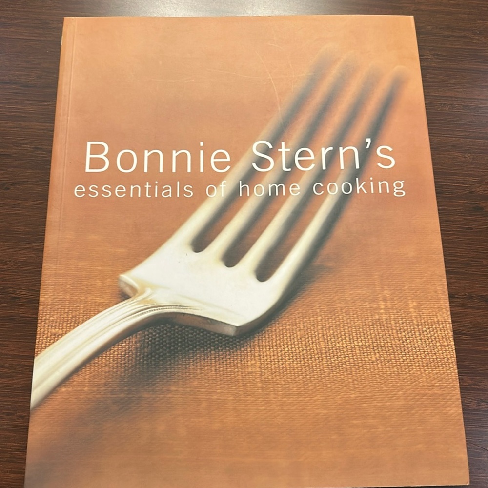 New: Bonnie Stern’s Essentials of Home Cooking cookbook recipe book.